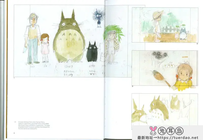 [会员][画集][宫崎骏]The Art of My Neighbor Totoro[89P]